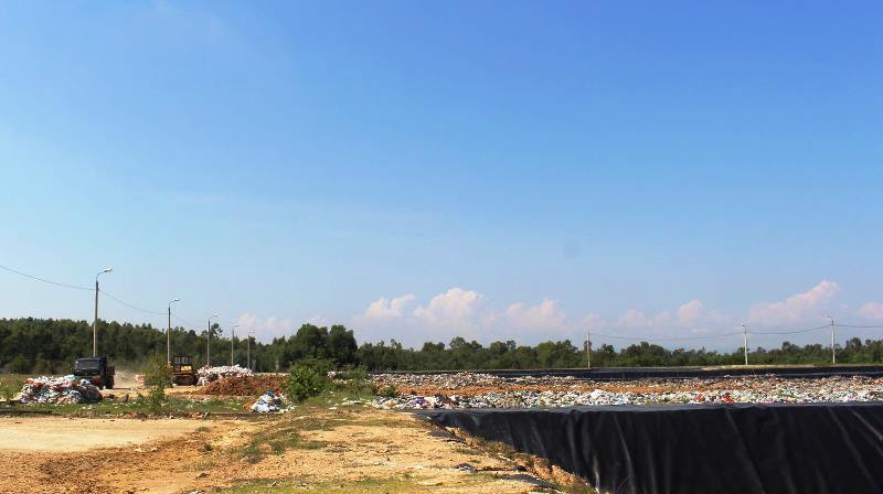 Bãi rác thải Lộc Hà đưa vào hoạt động từ năm 2015