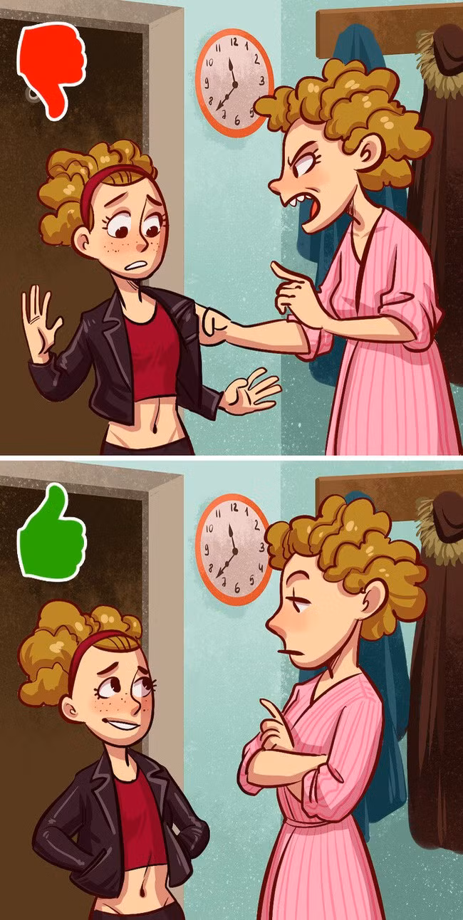 trừng phạt con, trừng phạt nhưng không ảnh hưởng đến tự trọng của con, phạt con đúng cách, dạy con, chăm sóc con