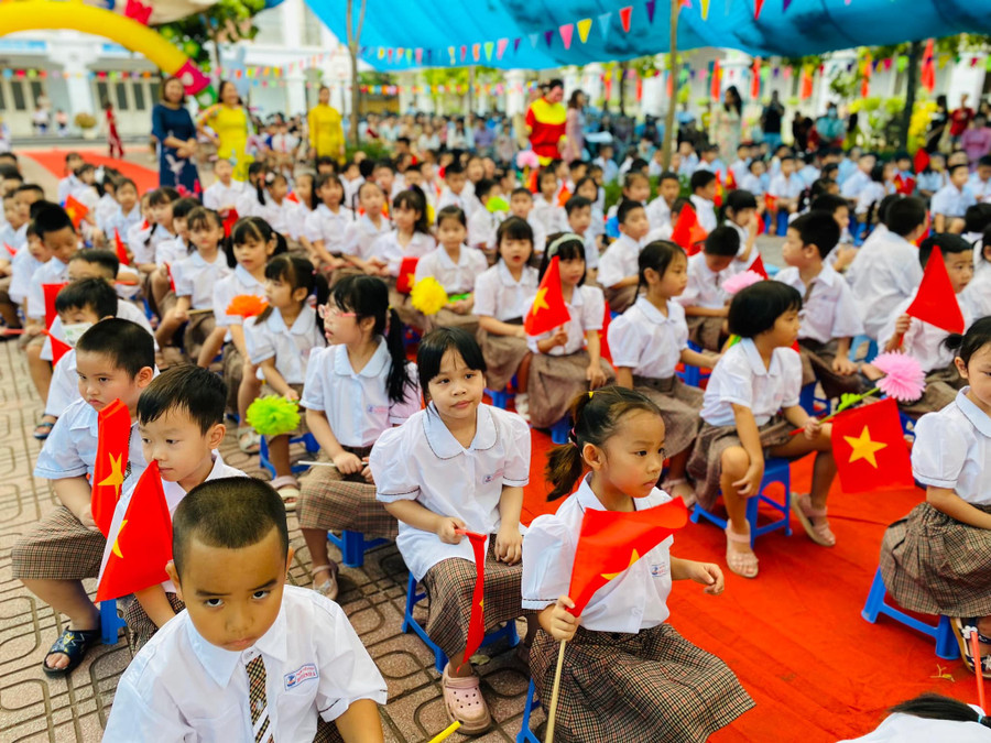 Năm nay Trường Tiểu học Mỹ Đình 2 có 7 lớp 1.