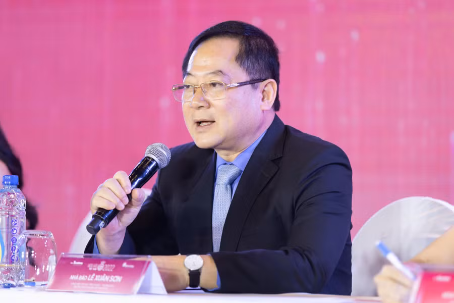 Nhà báo Lê Xuân Sơn - Trưởng Ban tổ chức cuộc thi Hoa hậu Việt Nam 2022