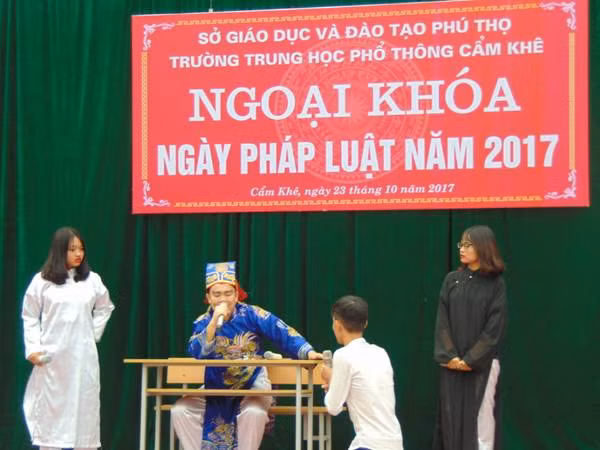 Tuyên truyền pháp luật được thông qua các tiểu phẩm