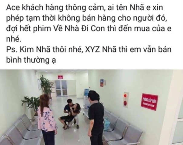 Dân mạng đồng loạt tẩy chay Nhã, ai tên Thư mua hàng được miễn phí ship