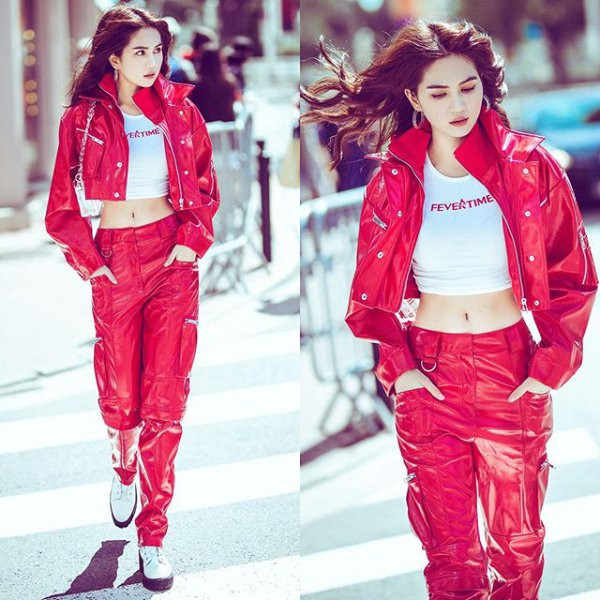 ngoc trinh cuc ngau voi ao crop top sieu ngan, khoe vong eo 56 tru danh - 6