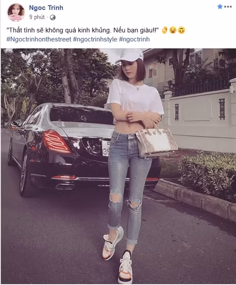 Ngoc Trinh chia tay ban trai dai gia: Nhieu bang chung