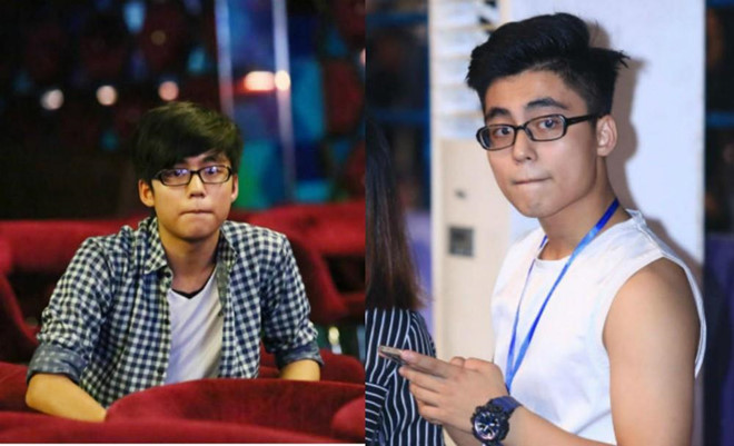 Với hình ảnh "lạnh lùng" hiện tại, dân mạng nói Việt Hoàng khác xa với lúc cậu xuất hiện tại buổi fan meeting của anh trai hồi tháng 7/2018. "Cách đây không lâu, Việt Hoàng chỉ là cậu bé gầy gò, không ngờ bây giờ lại điển trai thế này", @violerosebình luận. Em Son Tung M-TP dang anh selfie, dan mang khen dep trai hon ca anh hinh anh 3