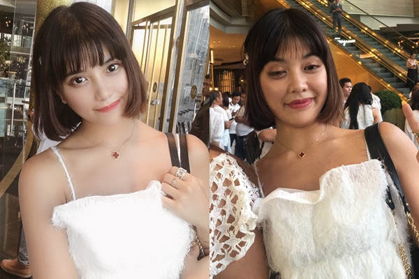 Hết hồn nhan sắc thật của hotgirl con lai sau những bức ảnh đẹp long lanh ảnh 3 Hotgirl con lai khiến dân mạng hết hồn với nhan sắc thật đằng sau những bức ảnh đẹp long lanh-4