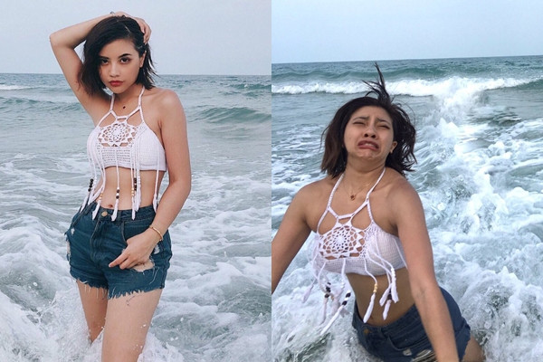 Hết hồn nhan sắc thật của hotgirl con lai sau những bức ảnh đẹp long lanh ảnh 1 Hotgirl con lai khiến dân mạng hết hồn với nhan sắc thật đằng sau những bức ảnh đẹp long lanh-2