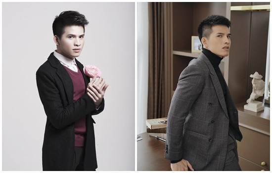 Quốc Thiên trước và sau khi sửa mũi.