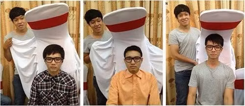 Đi ăn tiệc cũng có thể chụp ảnh.