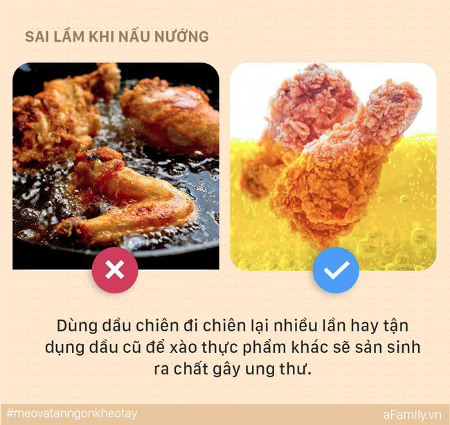 5 sai lầm mẹ dễ mắc khi nấu ăn khiến cả nhà bị ung thư, đến lúc biết thì e đã muộn - Ảnh 3. 5 sai lầm mẹ dễ mắc khi nấu ăn khiến cả nhà bị ung thư, đến lúc biết thì e đã muộn - Ảnh 3.