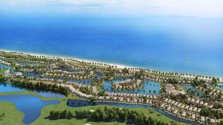 Toàn cảnh dự án Biệt thự nghỉ dưỡng Vinpearl Phú Quốc Villas tại Bãi Dài, Phú Quốc.