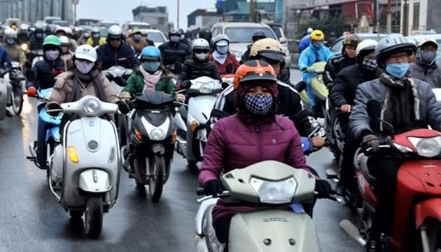 Hà Nội trời rét, nhiệt độ phổ biến từ 16-19 độ