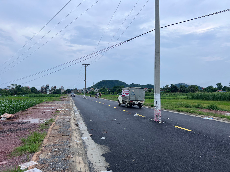 Hiện trường vụ tai nạn. (Ảnh: NT).