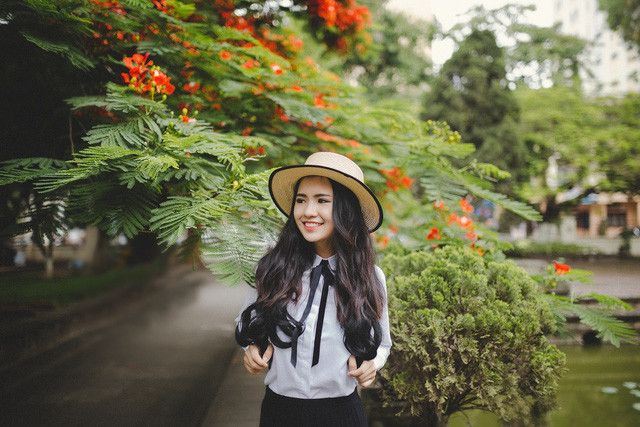 Bộ ảnh Tình thơ đẹp như tranh của nữ sinh Sư phạm ảnh 2 Bộ ảnh Tình thơ đẹp như tranh của nữ sinh Sư phạm ảnh 2