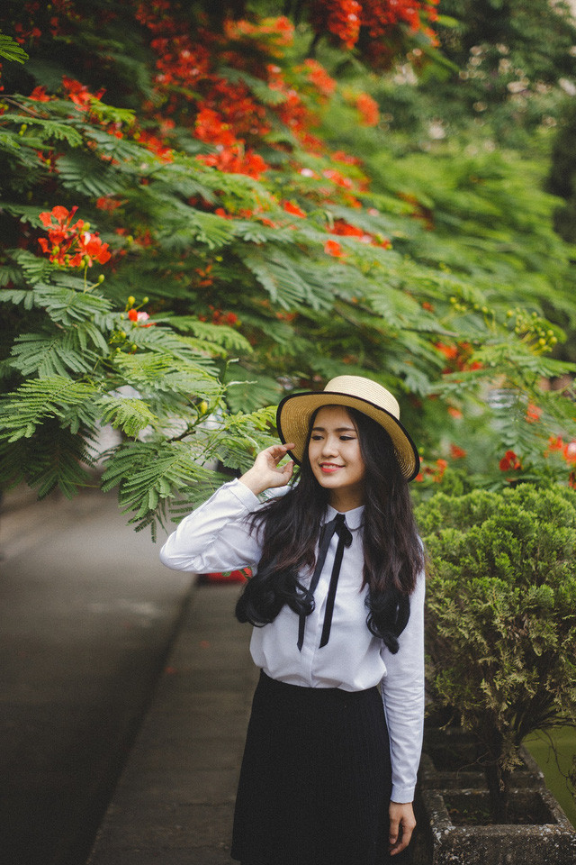 Bộ ảnh Tình thơ đẹp như tranh của nữ sinh Sư phạm ảnh 3 Bộ ảnh Tình thơ đẹp như tranh của nữ sinh Sư phạm ảnh 3