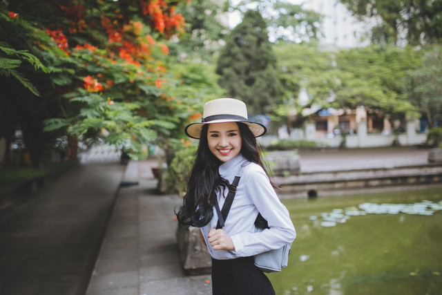 Bộ ảnh Tình thơ đẹp như tranh của nữ sinh Sư phạm ảnh 5 Bộ ảnh Tình thơ đẹp như tranh của nữ sinh Sư phạm ảnh 5