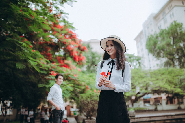Bộ ảnh Tình thơ đẹp như tranh của nữ sinh Sư phạm ảnh 6 Bộ ảnh Tình thơ đẹp như tranh của nữ sinh Sư phạm ảnh 6