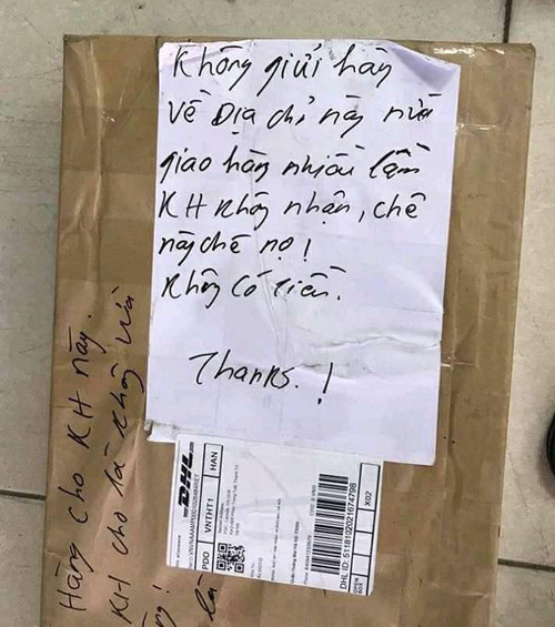 Không gửi hàng về địa chỉ này nữa, giao hàng nhiều lần khách hàng không nhận, chê này chê nọ, không có tiền. Không gửi hàng về địa chỉ này nữa, giao hàng nhiều lần khách hàng không nhận, chê này chê nọ, không có tiền.