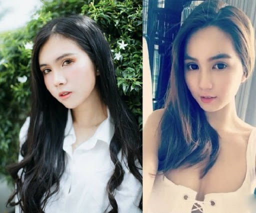 Nữ hoàng nội y Ngọc Trinh đã có "bản sao hoàn hảo" ảnh 2 co gai mien tay giong ngoc trinh nhu duc hut nguoi nhin khong chi boi khuon mat ma con.... - 2