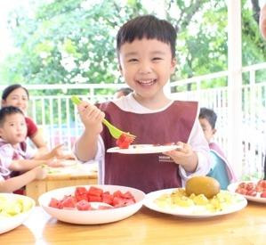 Học sinh SGA – Đăng Khôi đang học lớp Preschool tại cơ sở Nguyễn Văn Hưởng