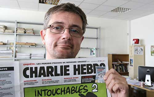 Tổng biên tập Stéphane Charbonnier bị giết trong vụ tấn công khủng bố tòa soạn hôm 7/1.