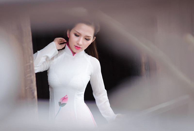 Nữ sinh Sài thành duyên dáng trong tà áo trắng ảnh 5 Hoài Thư