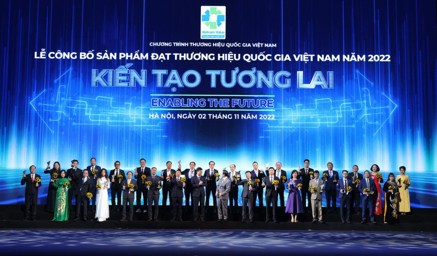 Lễ công bố Thương hiệu quốc gia Việt Nam 2022.