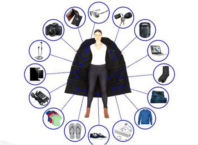 Chiếc áo jacket có thể chứa tới… 15kg hành lý 