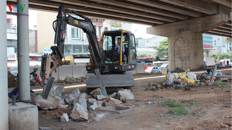 hà nội xén giải phân cách đường vành đai 3 đoạn giải phóng - pháp vân hình 7 ha noi xen giai phan cach duong vanh dai 3 doan giai phong - phap van hinh 7