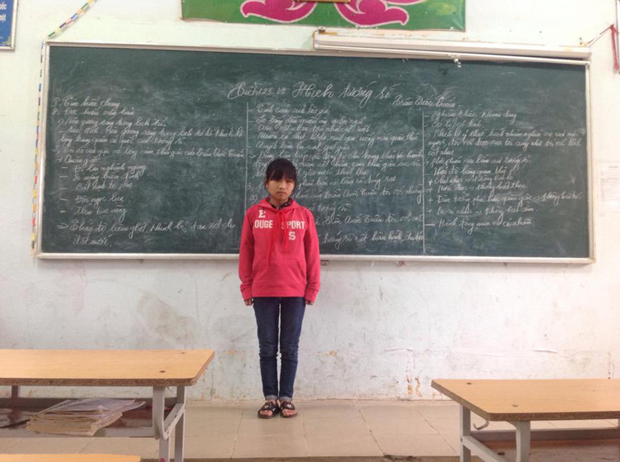 Em Hoàng Thị Thu.