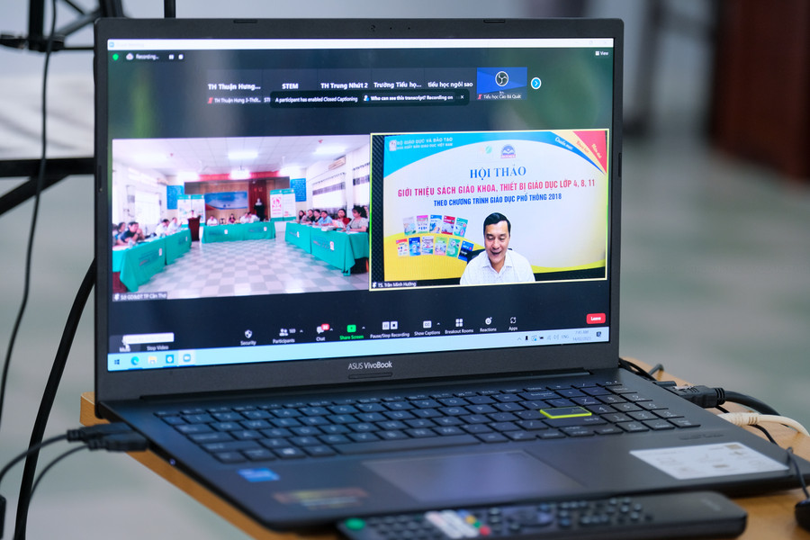 Hội thảo được tổ chức theo hình thức trực tuyến.