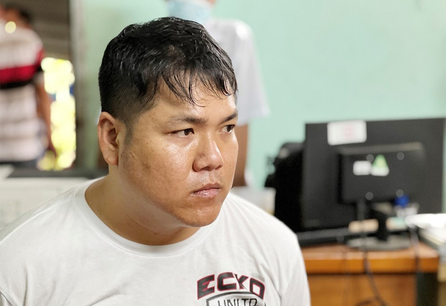 Đối tượng Trần Đăng Phương (ảnh: Tiến Tầm)