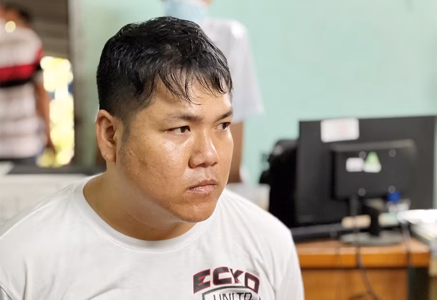 Đối tượng Trần Đăng Phương (ảnh: Tiến Tầm)