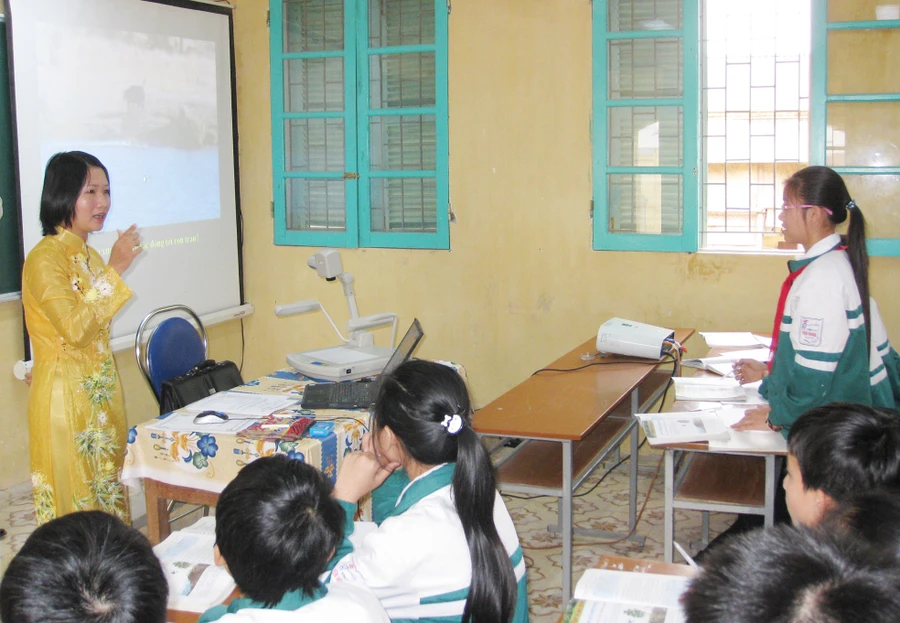 Đổi mới, sáng tạo trong dạy và học là nhu cầu tự thân trong Chương trình GDPT mới. Ảnh: Hữu Cường