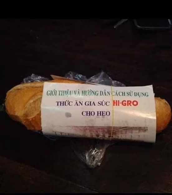 Nhìn đã chẳng muốn ăn.