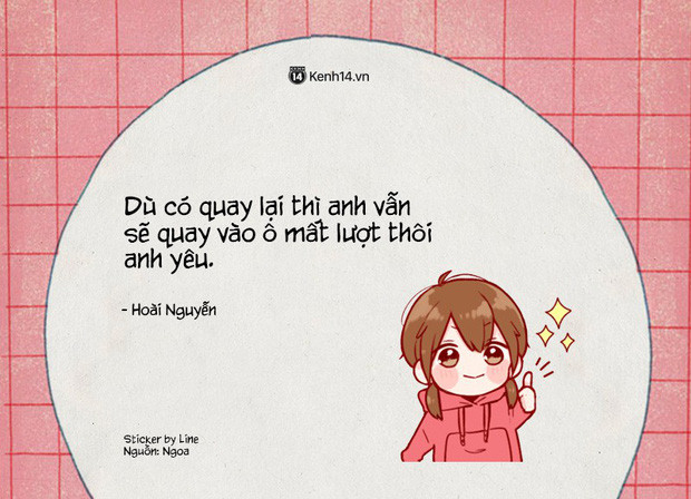 Người yêu cũ nhắn tin "Quay lại đi", bạn trả lời thế nào? ảnh 10 Người yêu cũ nhắn tin "Quay lại đi", bạn trả lời thế nào? ảnh 10