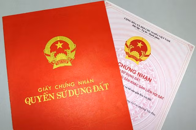 Giấy chứng nhận quyền sử dụng đất. 