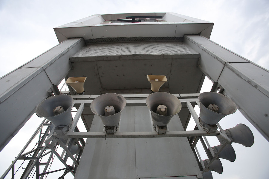 Hệ thống phát thanh của cột đồng hồ chưa bao giờ hoạt động