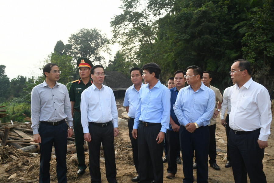 Chủ tịch nước đề nghị tỉnh Lào Cai tiếp tục có giải pháp hỗ trợ người dân xã Liên Minh.