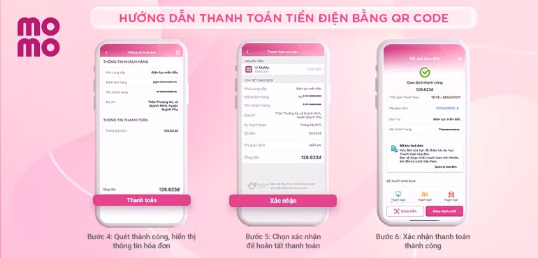 Hướng dẫn thanh toán tiền điện bằng QR Code
