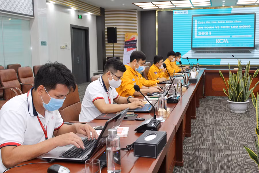 Thi tìm hiểu giúp cho NLĐ PV GAS tăng cường hiểu biết, rèn luyện các kỹ năng chuyên ngành để tham gia đẩy mạnh Văn hóa An toàn.