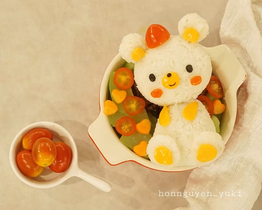 Những bữa cơm bento đẹp như tranh của mẹ đảm ảnh 9