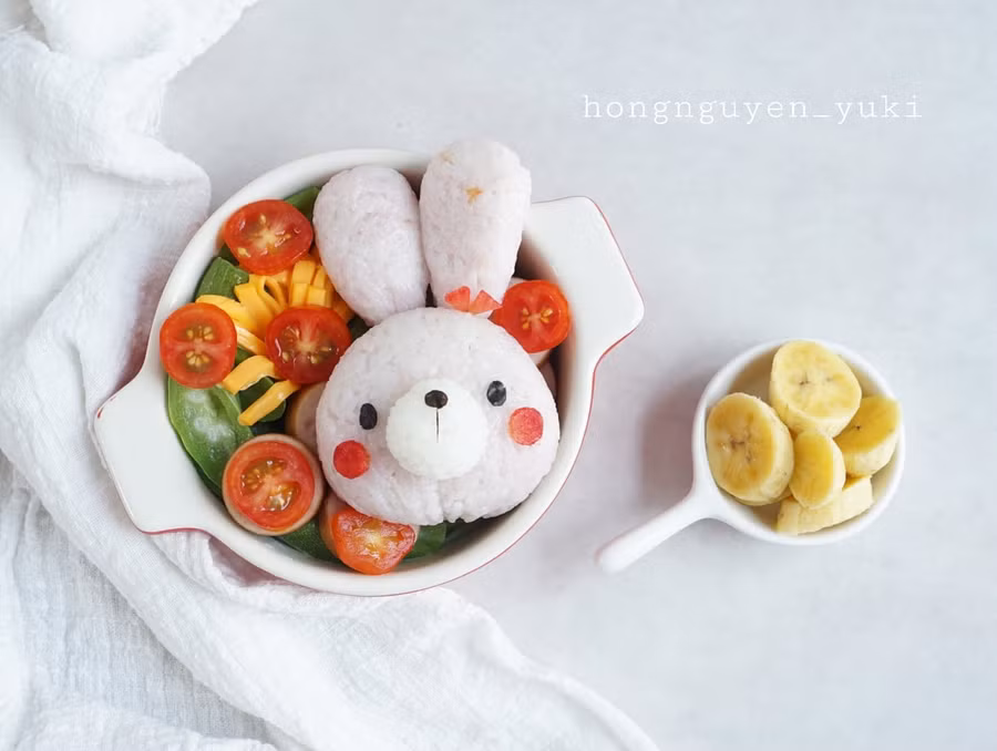 Những bữa cơm bento đẹp như tranh của mẹ đảm ảnh 4