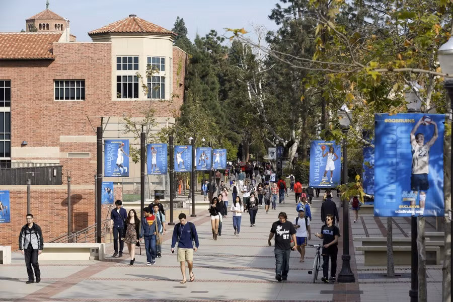 Đại học UCLA ở Los Angeles.