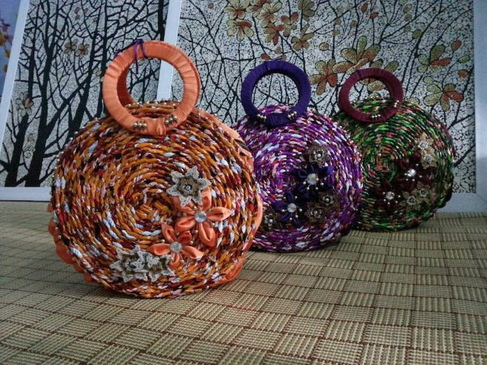 Chiêm ngưỡng bộ sưu tập túi xách tuyệt đẹp làm từ bao mì gói của thầy giáo miền Tây ảnh 8 Chiêm ngưỡng bộ sưu tập túi xách tuyệt đẹp làm từ bao mì gói của thầy giáo miền Tây ảnh 8