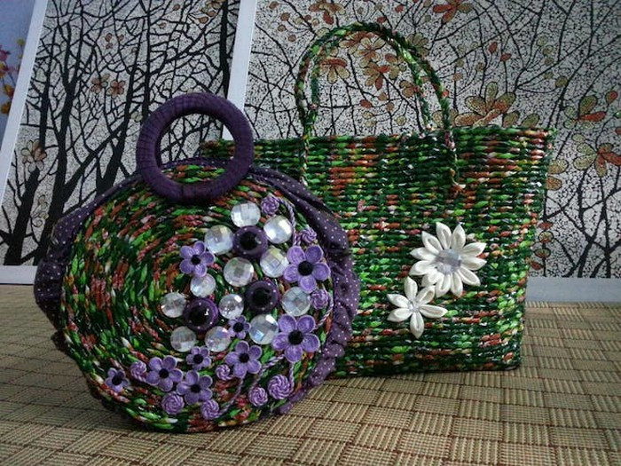 Chiêm ngưỡng bộ sưu tập túi xách tuyệt đẹp làm từ bao mì gói của thầy giáo miền Tây ảnh 5 Chiêm ngưỡng bộ sưu tập túi xách tuyệt đẹp làm từ bao mì gói của thầy giáo miền Tây ảnh 5