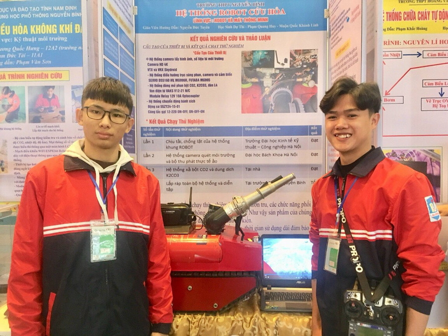 Đây là một sân chơi bổ ích cho các em học sinh có niềm đam mê nghiên cứu khoa học.