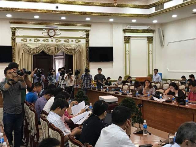 Buổi họp báo thu hút đông đảo cơ quan thông tấn truyền thông tại TPHCM Buổi họp báo thu hút đông đảo cơ quan thông tấn truyền thông tại TPHCM