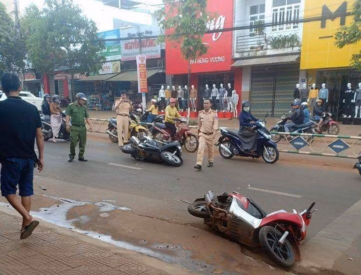 Hiện trường vụ tai nạn