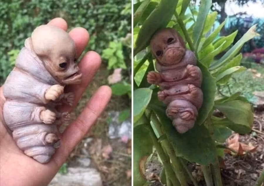 Tài khoản Zalo đăng tải hình ảnh về sinh vật lạ giống người gây hoang mang dư luận.